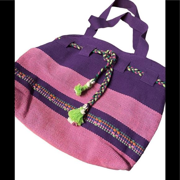 Guatemalan embroidered woven bag - Picture 1 of 6